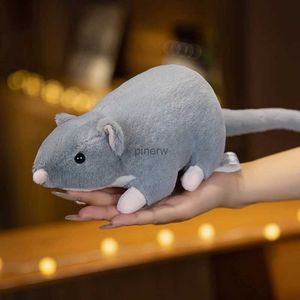 Plush Dolls Lifelike Mouse Soft Plush Toy Lovely Grey Mice Full Stuffed Animal Rat Pillow Funny Toy Birthday Christmas Gifts