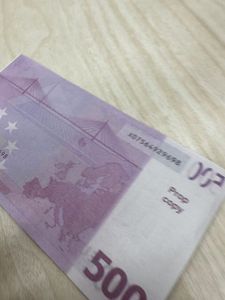 Kopiera pengar faktiska 1: 2 storlek realistiska falska sedlar, euro prop fnhqo