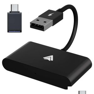 Altri strumenti di pulizia per la cura Nuovo adattatore Carplay wireless per Android/Apple Cablato a dongle Connessione USB Plug And Play Car Drop Deliver Dha8P
