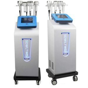 6 in 1 Ultrasonic 80K Slimming真空RFキャビテーション振動ボディスリミングフェイシャルリフティングマシンバイオDDSマッサージャーリンパ排水429