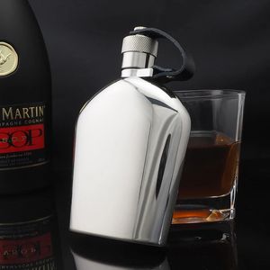 Pocket Höftkolv 5oz rostfritt stål 304 mini metall whisky potten 150 ml alkoholflaska bärbar vinbehållare whisky ärlig märke 240122