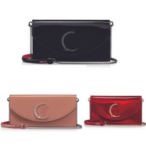 2024 New CL Designer Rivet High End Womens Handmade Leather Shoulder Classic Letter Dinner Fashion Essential Red Bottom Crossbody Bag Women's Handheld Wallet