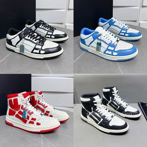 Designer skor stjärnor domstol sneakers ma court hi canvas skor män kvinnor skel tränare kalvskinn hög toppskor storlek 35-46