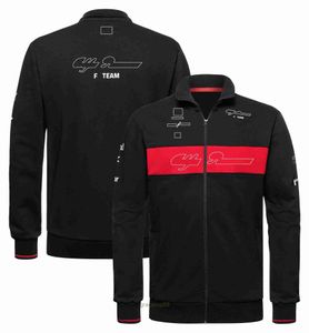 Nova jaqueta masculina Fórmula 1 F1 Jaqueta feminina casaco com capuz moletom da equipe preto zip pulôver suor corrida esportes radicais competição tops 4v2t