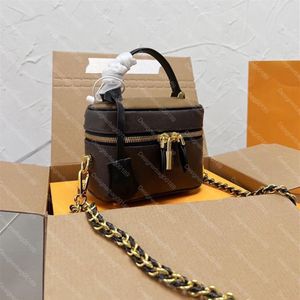 VANITY PM M45165 M45780 leather shoulder Crossbody Bag Designer Handbags women with strap cosmetic bags258b