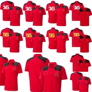 Men's and Women's New T-shirts Formula One F1 Polo Clothing Top Team Racing Driver Official Oversized Jersey Season Race Fans Tops