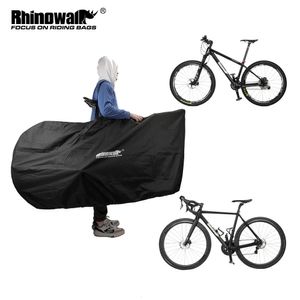 Rhinowalk Mountain Bike Carry Bag för 26-27,5 tum Portable Cycling Bike MTB 700C Travel Bycicle Accessories Outdoor Sport 240119