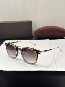 Ny modedesign Round Shape Cat Eye Solglasögon 5644 Acetatram Borttagbar lins Enkel och populär stil mångsidig utomhus UV400 -skyddsglasögon