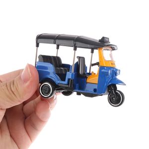 Alloy Tricycle Retro Simulation Model Tricycle Toy Die Casting Car Model Autonomous Vehicle Model Diagram Toy New 240123