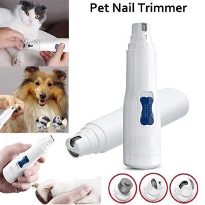 Levererar elektriska husdjur nagelkvarnfil trimmer pro grooming verktyg hund klo klippare tyst katt tassar nagel grooming trimmer nagel leveranser