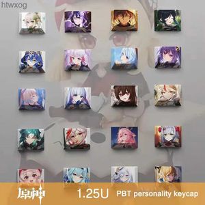 Tastiere 1 pz Copritasti PBT Copritasti anime DYE-SUB Copritasti personalizzati con personaggi del gioco Ctrl 1.25U Per Cherry MX Switch Tastiera meccanica YQ240123