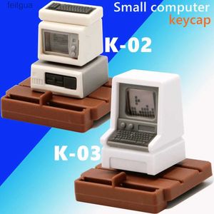 キーボードキーボード小さなコンピューターメカニカルキーボードキーキャップカスタムのかわいいキーキャップレトロABSマックスK-02 K-03キーキャップYQ240123