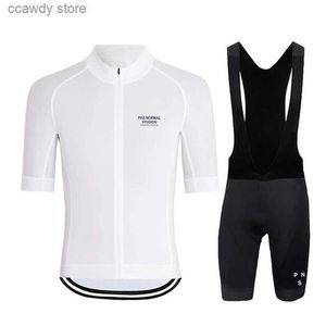 メンズトラックスーツホワイトPNSサマーサイクリングセットメンズショートセーブシャツジャージーメンズサイクリング服服bicyc maillot ciclismoh24123