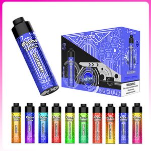 Armazém da UE puff 10k puffs vape descartável grande nuvem Envio da UE Feemo Cannon vapes descartáveis tipo-c carga de cabo com 0,5ohm preço de fábrica