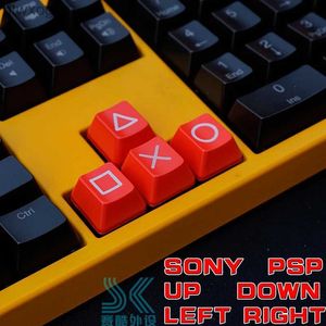 Keyboards Mechanical keyboard ABS Pervious to light keycap direction key up and down Left right cherry mx arrow keys OEM PSP red black YQ240123