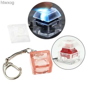 Tangentbordsomkopplare Tester Transparent Tangentchain Pendant med DSA KeyCap för testning av mekaniska tangentbordsomkopplare Stress Relief Toy YQ240123