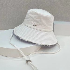Unisex kobiety projektantki kasetowy kapelusz męski Summer Fedage Duży Fedoras Outdoor Beach Sun Brim Hats Regulowane tato Sun Hat Trucker Man W.