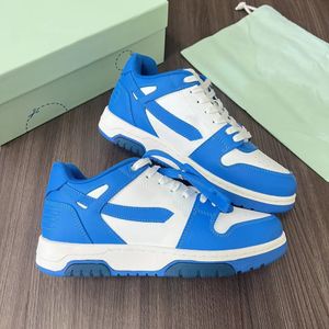 Designer Out Of Office Basketball Shoes Platform Sneakers Blue Panda Black White Low Top Suede Leather Breatble Men Women Casual Shoe Outdoor Trainer