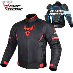 Jaquetas femininas verão respirável jaqueta de motocicleta homens moto motocross enduro jaqueta de corrida reflexiva oxford casaco de moto ce equipamento de proteção yq240123