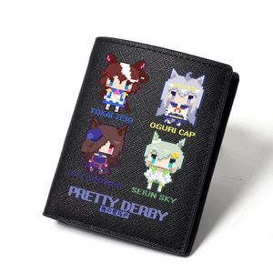 Special Week wallet Pretty Derby purse Silence Suzuka Photo money bag Casual leather billfold Print notecase