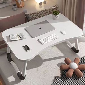 Mesa de cama Cama mesa de computador Mesa pequena dobrável Mesa multifuncional dobrável