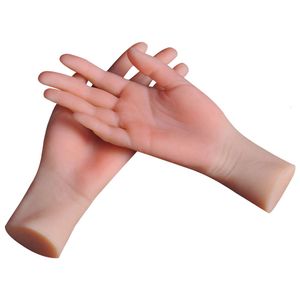 Realistico modello di mano femminile dito pieghevole manichino display gioielli puntelli materiale TPE