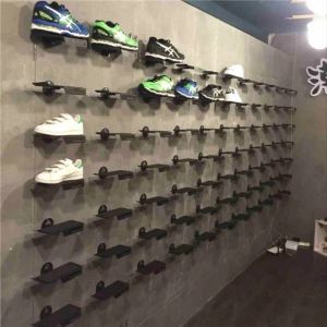 Metal Upper Wall Shoes Display Stand Racks Angle Adjustment Shoe Support Holders With Antiskid Rubber Pad ZZ