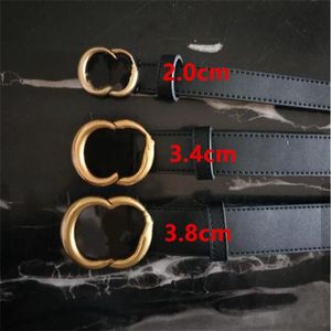 3 8CM 3 4CM 2 0CM Womens Belt Ceinture G buckle mens designer belts Leather Black Snake Big Gold Buckle Classic SIZE 95-120CM ethj285Q