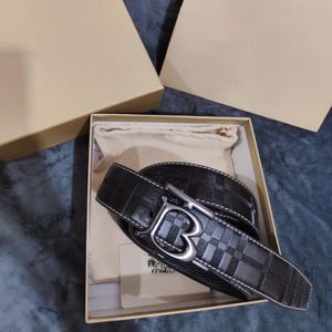 Designer Belt Luxury Men Classic Automatic Buckle Belt Gold and Silver Black Buckle Head Rands Casual Width 3 8cm Storlek 105-125C318C