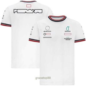 Herr- och kvinnors nya T-shirts Formel One F1 Polo Clothing Top Racing Suit Officiell Samma stil Lag enhetlig fläkt Kortärmad snabbtorkande topp kan vara UXKU