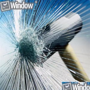 Auto-Sonnenschutz Sunice 1 52X1 2 8 Mil transparente Fenstersicherheitsfolie Sicherheit bruchsicherer Schutz Glasaufkleber Gebäude Res270X Dr D Dhy0K