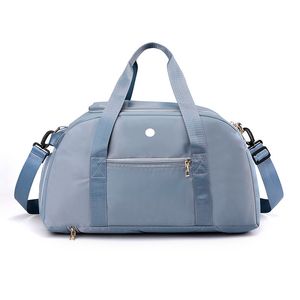 lu Bolsa de armazenamento multifuncional de nylon, mochila grande, mochila unissex, bolsa de viagem à prova d'água, casual, praia, esportes, malas, 5 cores com etiquetas