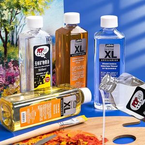 Suprimentos Pebeo 500ML Diluente de tinta a óleo incolor e inodoro Pintura a óleo Médio Materiais de arte Ferramentas de pintura Aditivo de pintura a óleo Arte de desenho