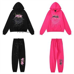 Designer Mens Tracksuits Spider Bluza z kapturem i spodnie Tracksuit Young Thug 555 555555 Women Y2K Hoodies Bluies Sp5der 5N4A