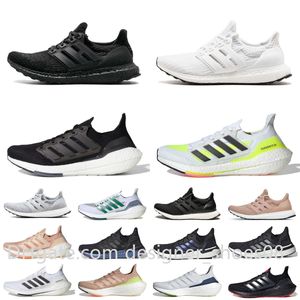 Sapatos de grife de moda Ultarboosts 19 tênis de corrida Ultra 4.0 Treiple Black White DNA Cinzento Cinzento Pêssego Core Dash Ultraboosts Tênis Tênis Sneakers