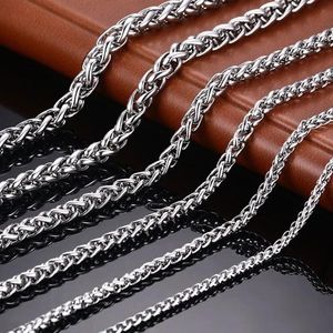 Ställer in mäns halsband 2022 rostfritt stål halsband kölkedja halsband stort halsband steampunk mäns tillbehör gåva hängande hals