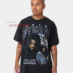 Men's T-shirts Cole World Jermaine Lamarr Vintage T Shirt J. Rapper