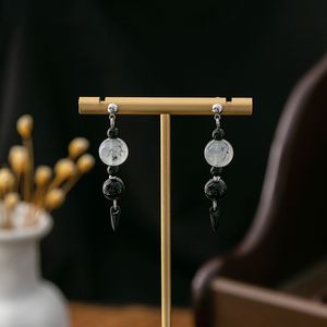 Orecchini a bottone di design per donna mini orecchini placcati in giada orecchini placcati in argento orecchini all'ingrosso doppio regalo di anniversario di matrimonio gioielli di moda orecchino in oro