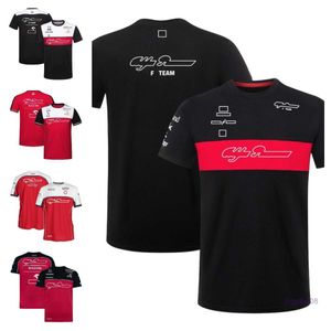 Erkek ve Kadınlar Yeni T-Shirts Formula 1 F1 Polo Giyim Üst Takım Yarış Yarışması Kısa Kollu Sporlar Ekstra Büyük