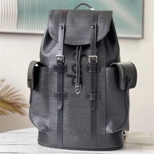 RealFine888 5A M50159 Christopher PM Sırt Çantası Çantaları Toz Bag269u