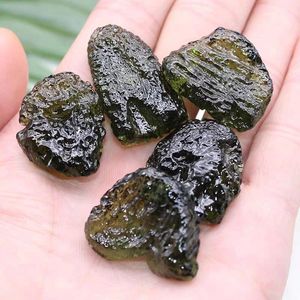 Pingentes venda quente a + + natural moldavite verde aerolites pedra de cristal pingente energia apotropaic corda livre colar exclusivo