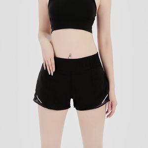 Pantaloncini da yoga da donna a vita alta palestra fitness allenamento collant pantaloni corti ragazze che corrono pantaloni elastici tasche per abbigliamento sportivo