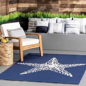 Tappeto Navy Tappeti per la decorazione del soggiorno Spedizione gratuita Tappeto per interni ed esterni Tappeto per camere Decorazioni per la casa Tappeti Tessili per pavimenti Q240123