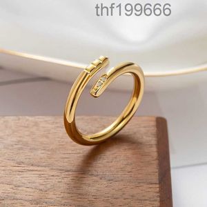 Love Ring High Quality Designer Nail Fashion Jewelry Man Wedding Promise Rings for Woman Jubileum Giftutos Utoslctk Lctk