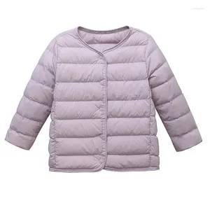 Down Coat Kids Duck Jackets 2024 Ultra Light Children Puffer Liner Korean Style Boys Girls Warm Outerwear Baby Toddler