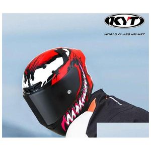 Capacetes de motocicleta Faixa Capacete TTC Fl Gama de Mens e Mulheres Corrida Quatro Estações Drop Delivery Automóveis Motocicletas Acessórios Dhoi6