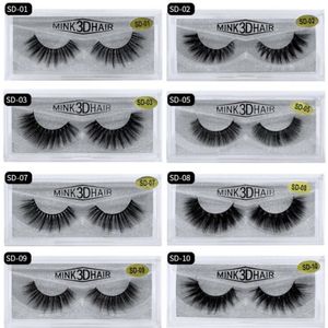 3D Nerz Wimpern Augen Make-Up Falsche Wimpern Weiche Natürliche Dicke Gefälschte Wimpern Wimpern Verlängerung Schönheit Werkzeuge 20 Styles528