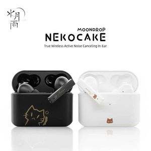 Handy-Kopfhörer MoonDrop NEKOCAKE Ture Wireless Bluetooth ANC In-Ear-Kopfhörer mit aktiver Geräuschunterdrückung IEM Sport-Ohrhörer mit Ladebox Headset J240123