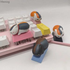 Klavyeler Karikatür Mekanik Klavye Klavye Aksesuarları Sevimli Pembe PBT Anime Oyunu Kawaii Kişilik Tek Backspace Keyackspace Anahtar Kapağı YQ240123