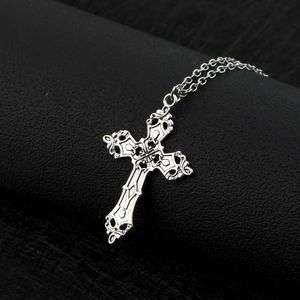 Pendant Necklaces Vintage Crosses Pendant Necklace Goth Jewelry Accessories Gothic Grunge Chain Y2k Fashion Women Men Necklace